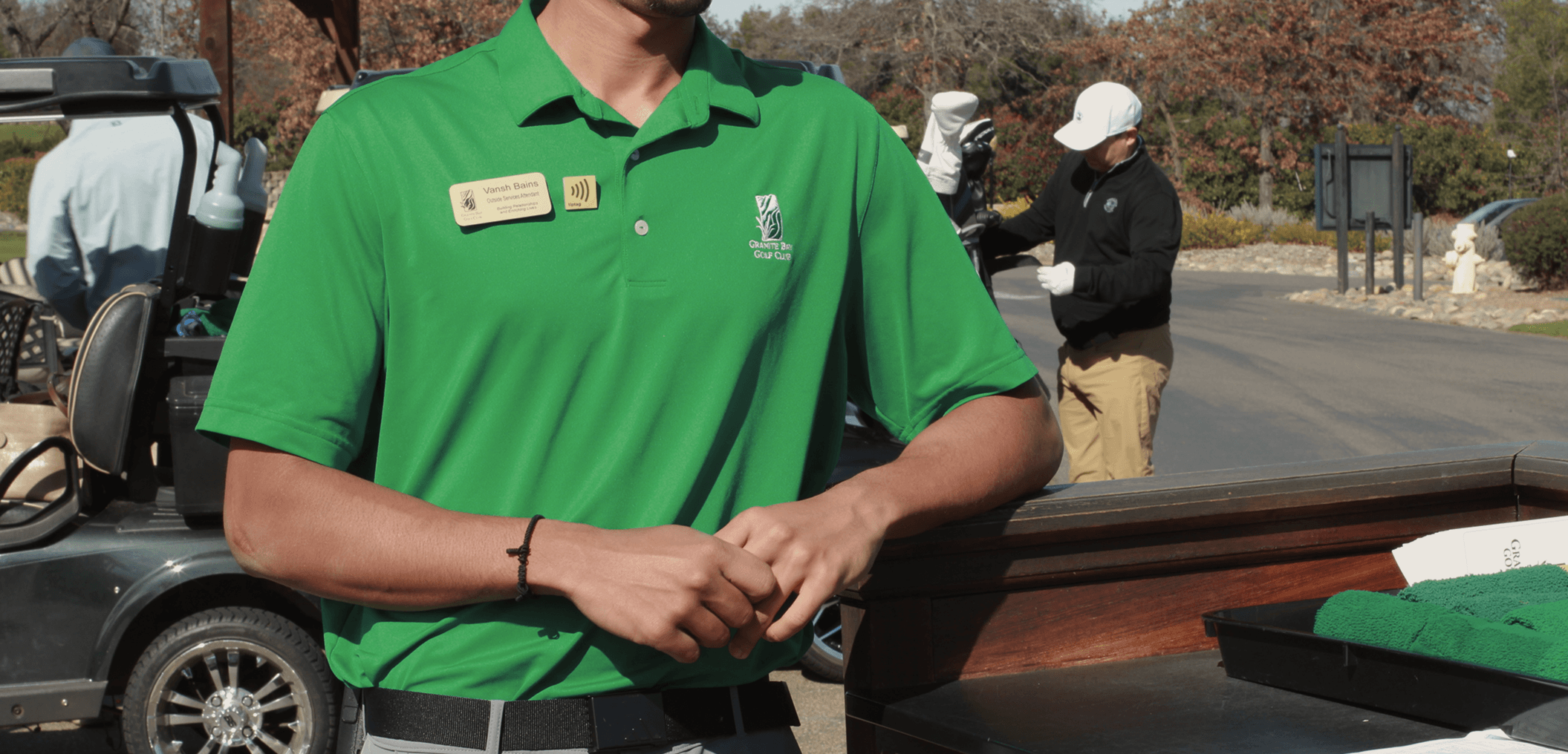 Golf operations using Tiptag tipping flow.